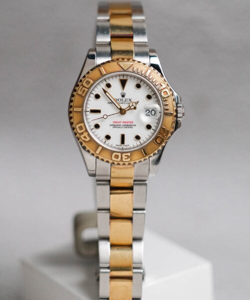 Rolex Yacht-Master 2 Tone White Dial 168623