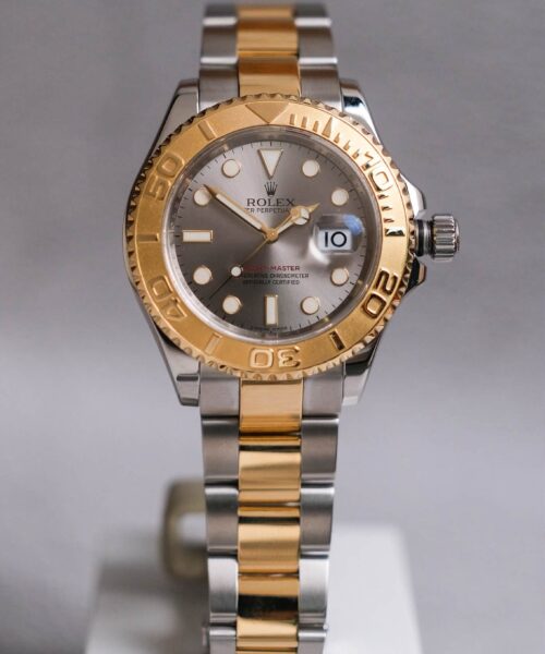 รับซื้อนาฬิกา Rolex Yacht-Master 40 Steel & 18K Yellow Gold 16623