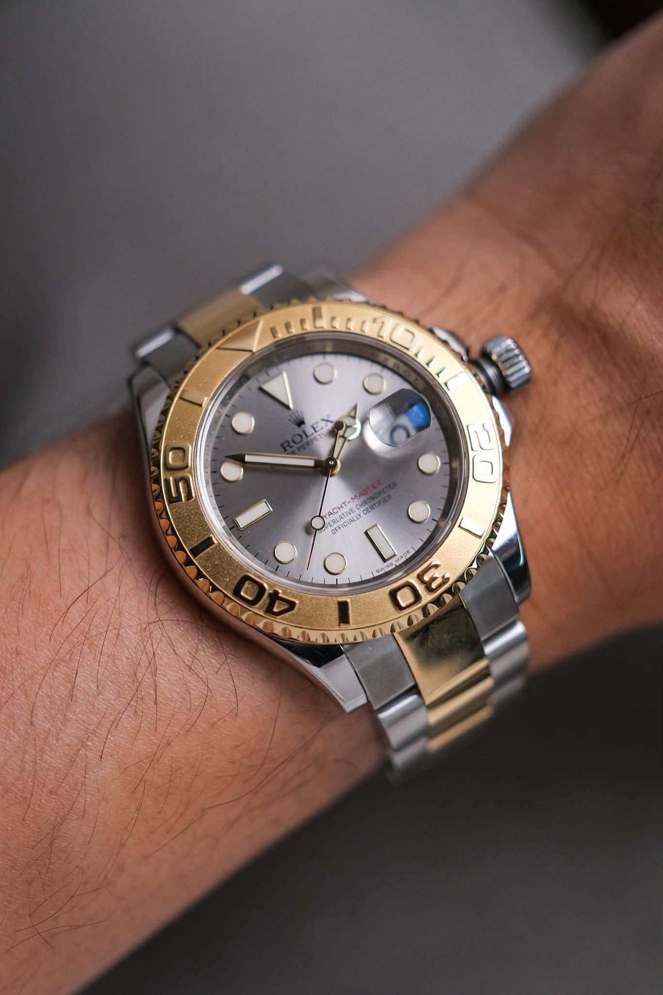 ขายนาฬิกา Rolex Yacht-Master 40 Steel & 18K Yellow Gold 16623