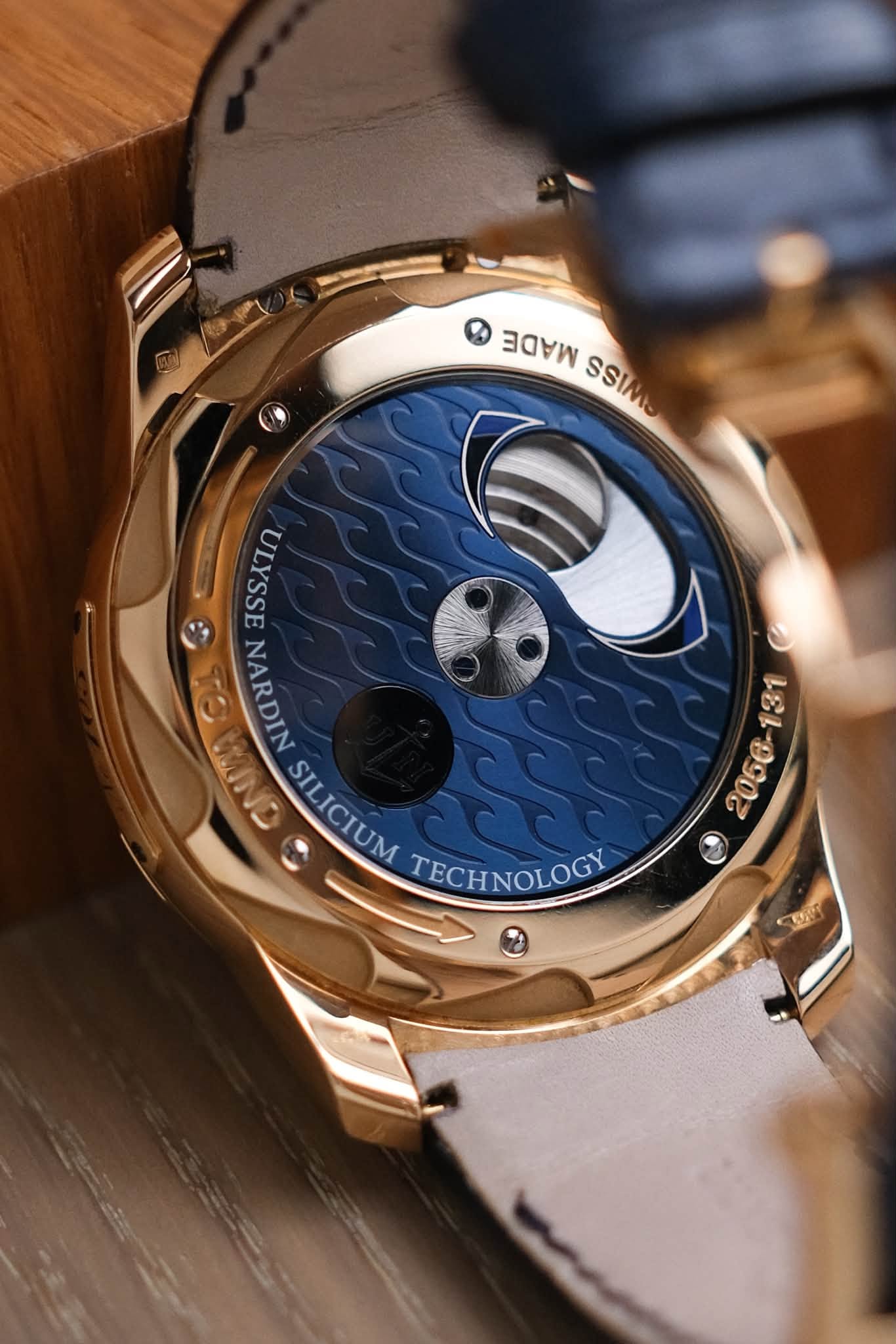 นาฬิกามือสอง Ulysse Nardin Freak Blue Cruiser Flying Tourbillon 7 Days Rose Gold 2056-131